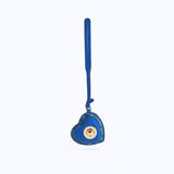 MONOGRAM HEART CHARM - أزرق