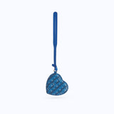 MONOGRAM HEART CHARM - أزرق
