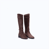 AUBREY - DARK SUEDE BROWN - manc