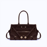 ZOUZOU - DARK SUEDE BROWN - manc