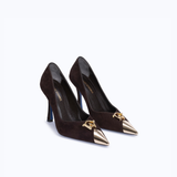 FELICITY - DARK SUEDE BROWN