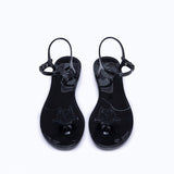 JELLY SANDALS - BLACK