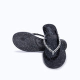 JELLY FLIP FLOP - GEMS BLACK