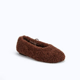 TEDDY BALLERINAS - BROWN