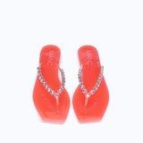 JELLY FLIP FLOP - CRYSTAL PINK