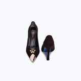 FELICITY - DARK SUEDE BROWN