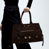ZOUZOU - DARK SUEDE BROWN