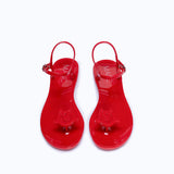 JELLY SANDALS - RED