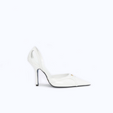 LILITH HEELS-WHITE