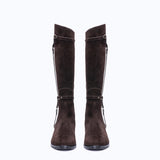 AUBREY - DARK SUEDE BROWN - manc