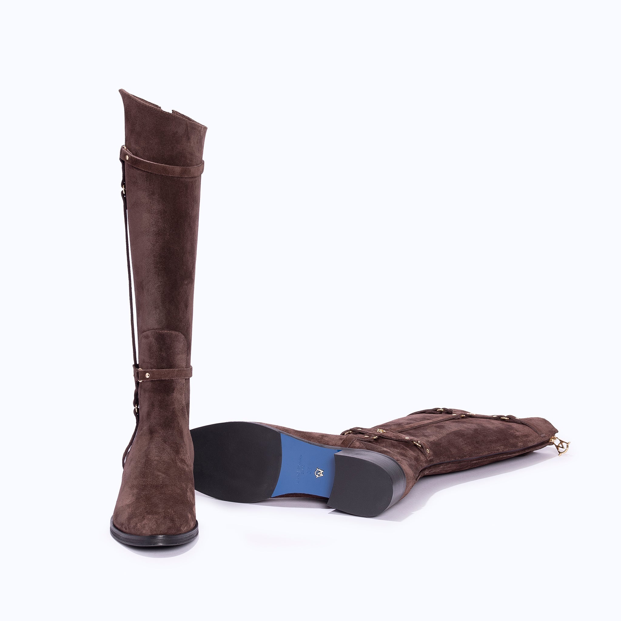 AUBREY - DARK SUEDE BROWN - manc