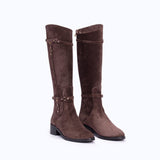 AUBREY - DARK SUEDE BROWN - manc