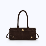 BABY JANE - DARK SUEDE BROWN (PRE - ORDER) - manc
