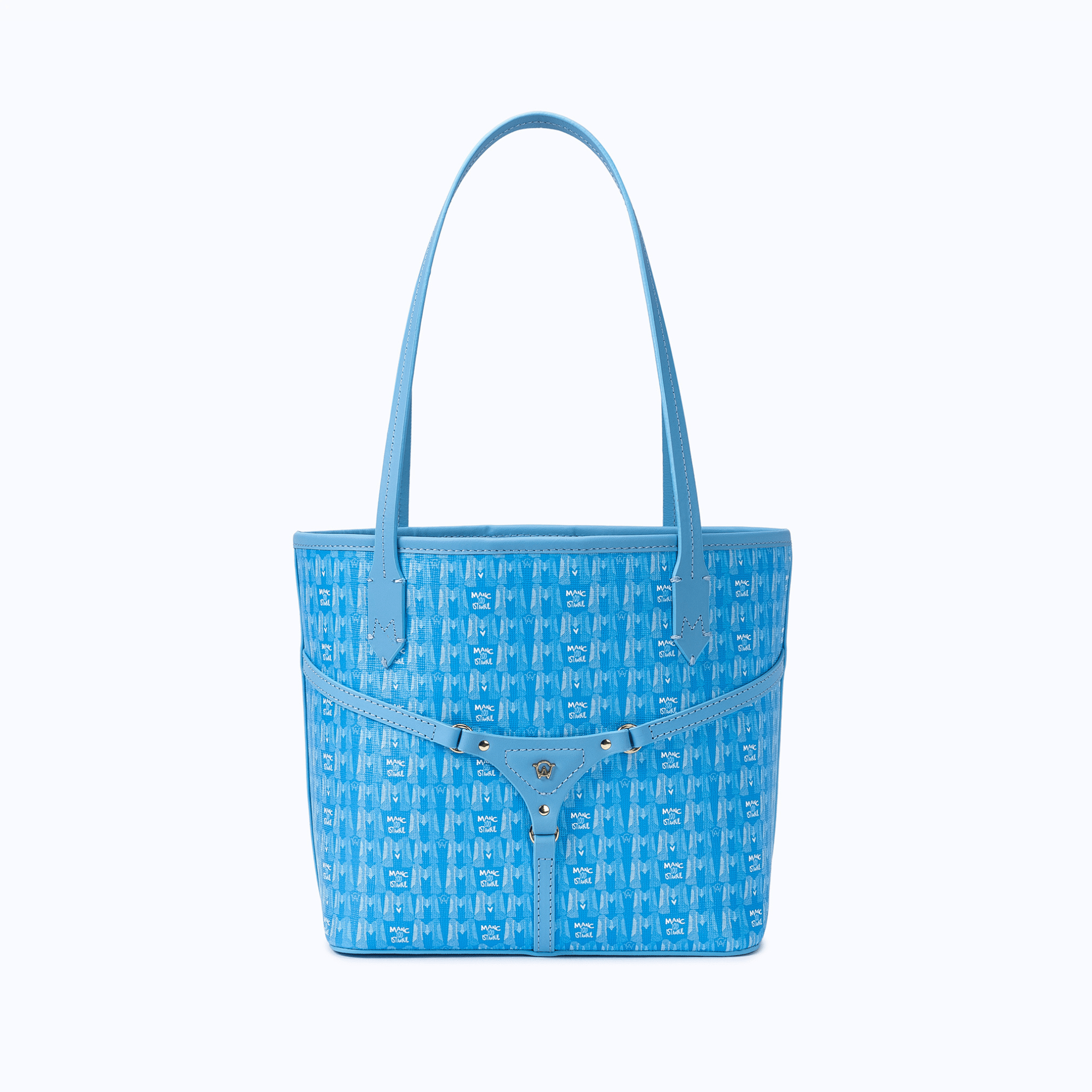 BELLA MINI TOTE - BABY BLUE - manc