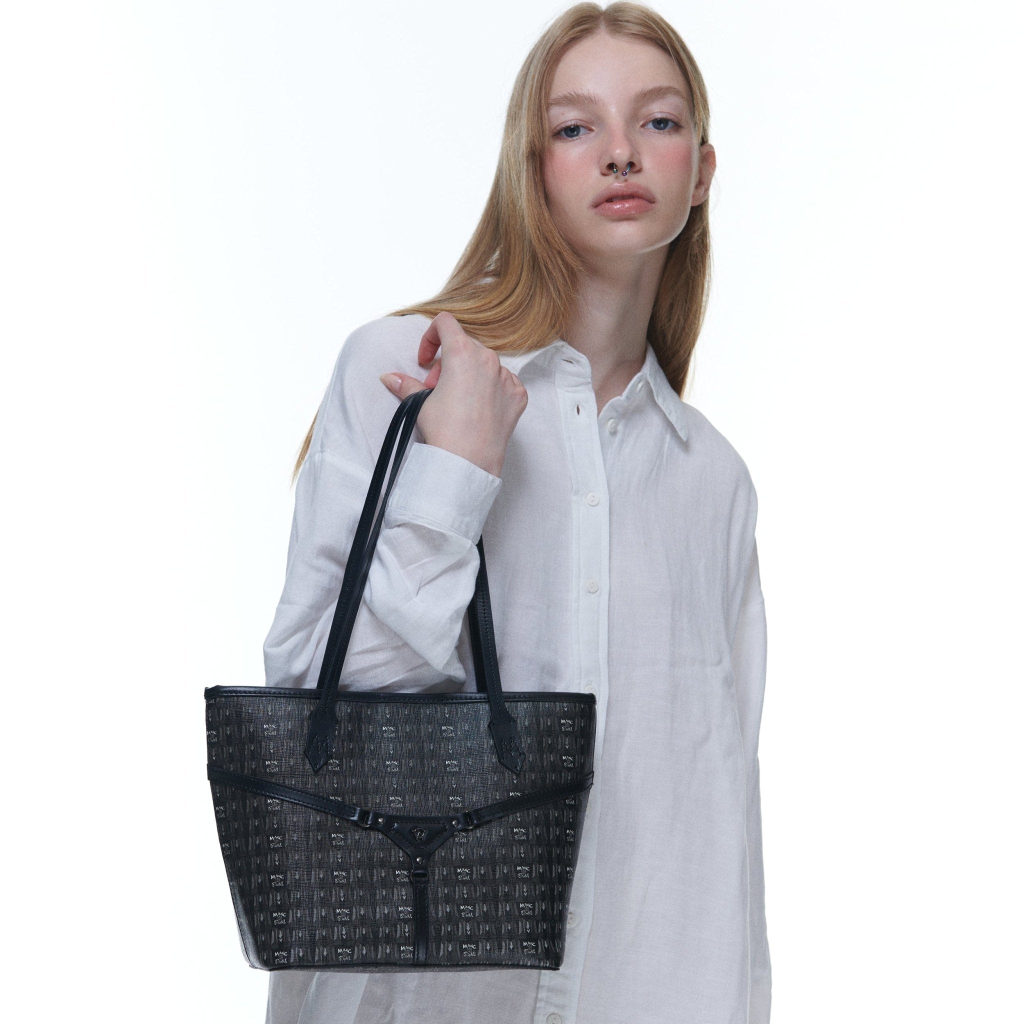 BELLA MINI TOTE - BLACK - manc