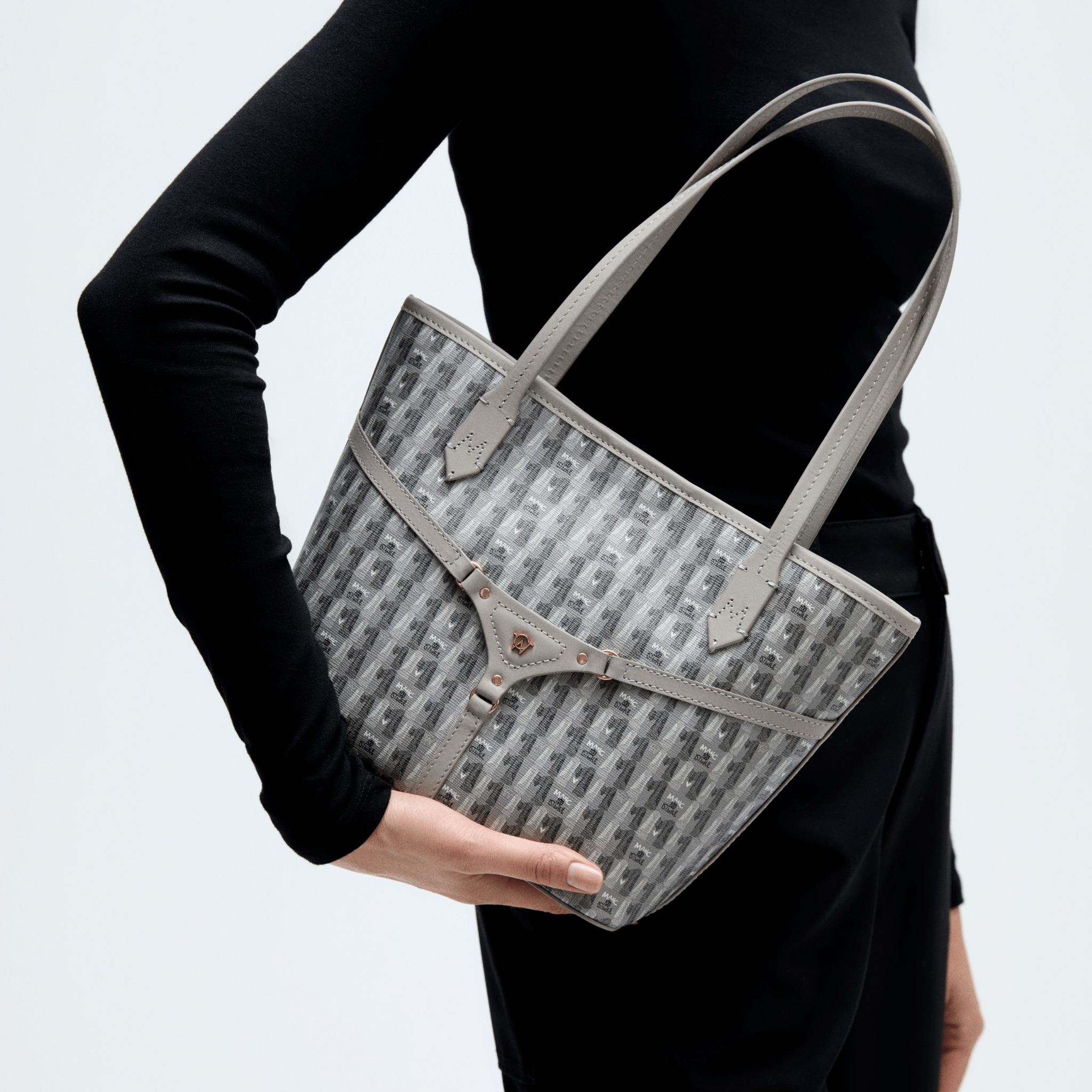 BELLA MINI TOTE - GRAY - manc