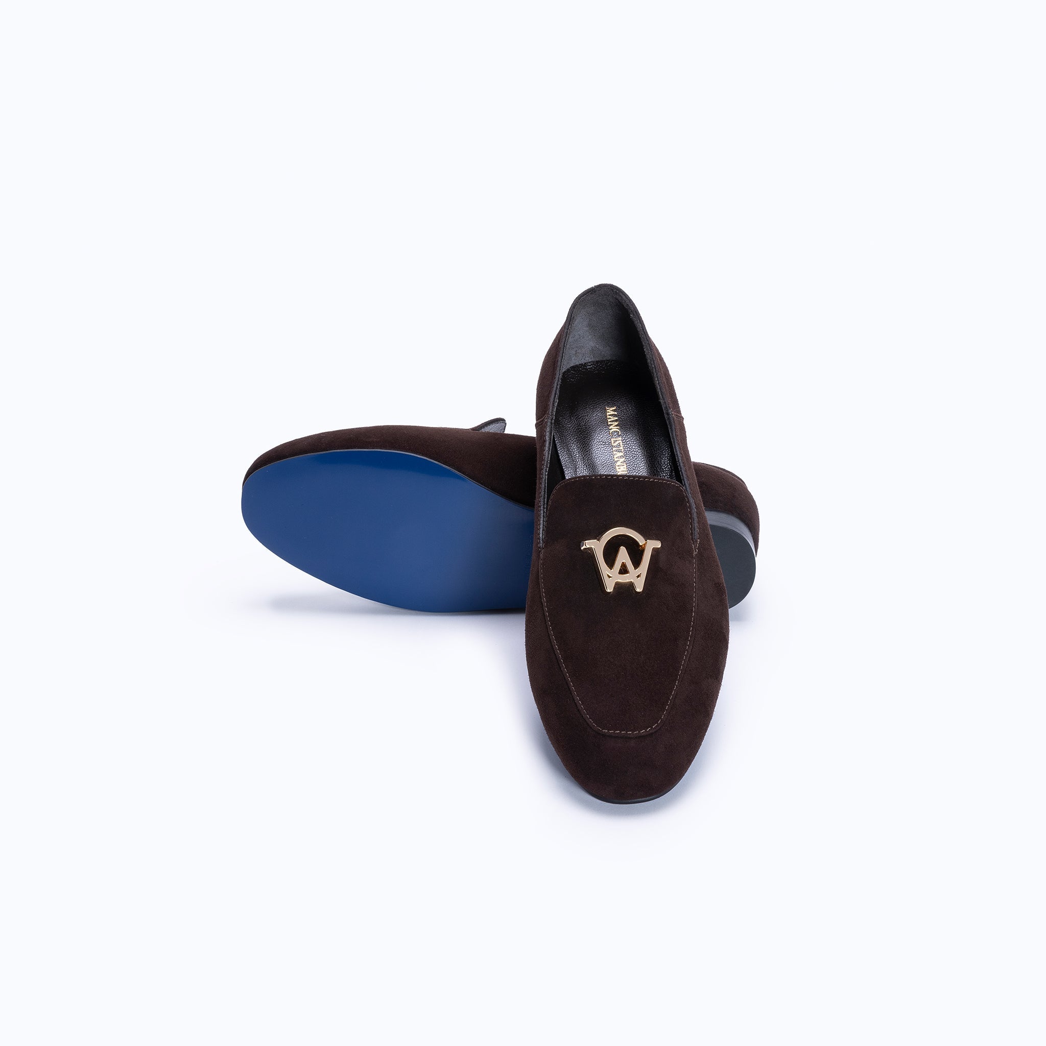 BEVERLY - DARK SUEDE BROWN - manc