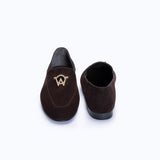 BEVERLY - DARK SUEDE BROWN - manc