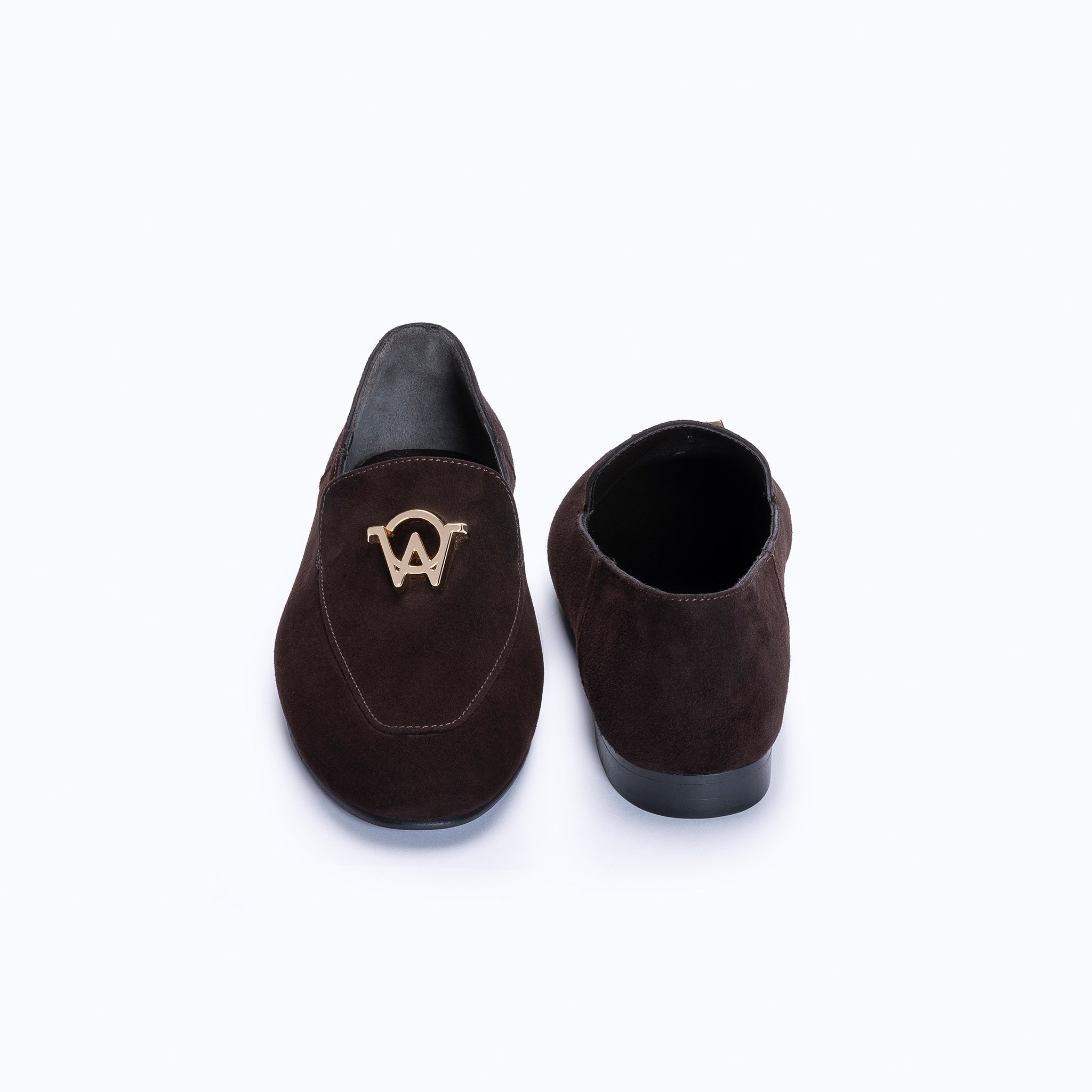 BEVERLY - DARK SUEDE BROWN - manc