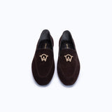 BEVERLY - DARK SUEDE BROWN - manc