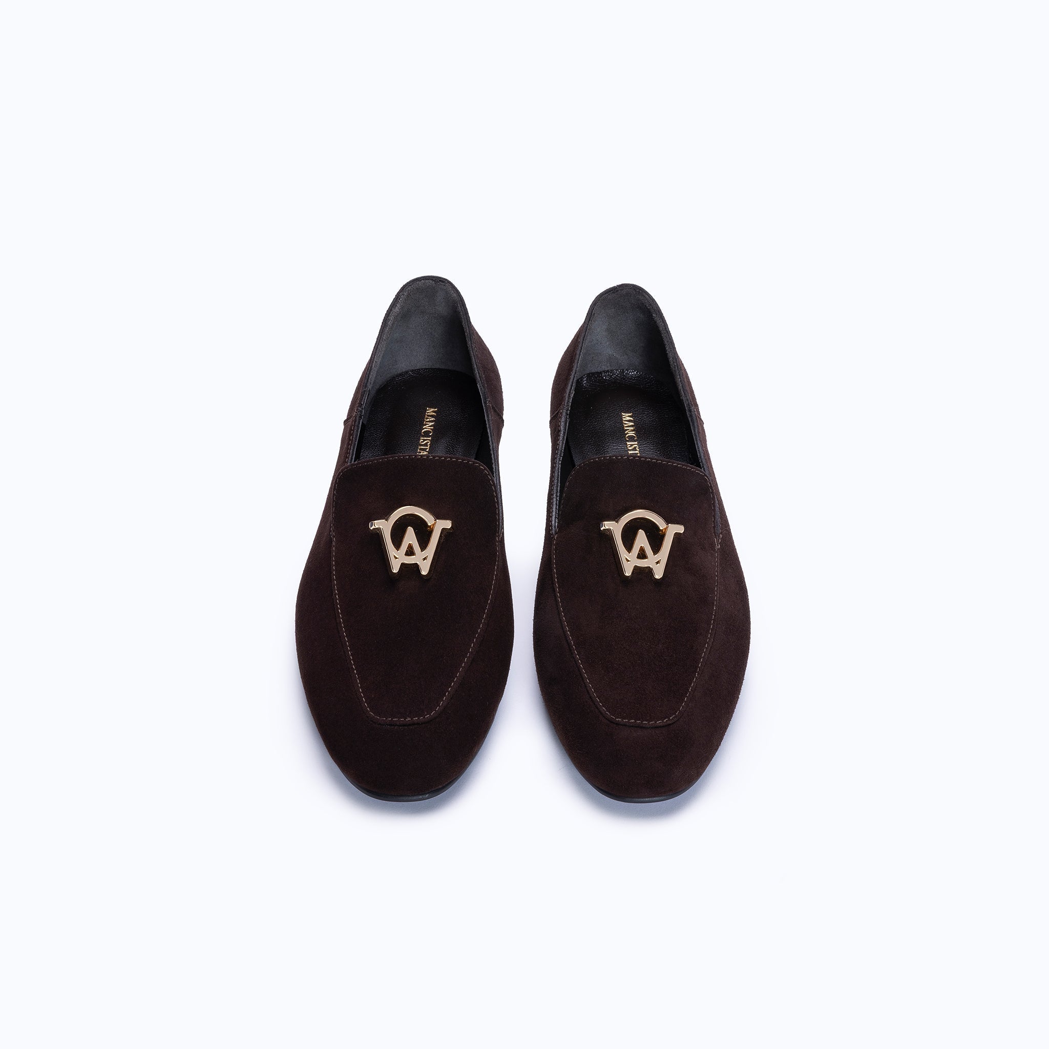 BEVERLY - DARK SUEDE BROWN - manc