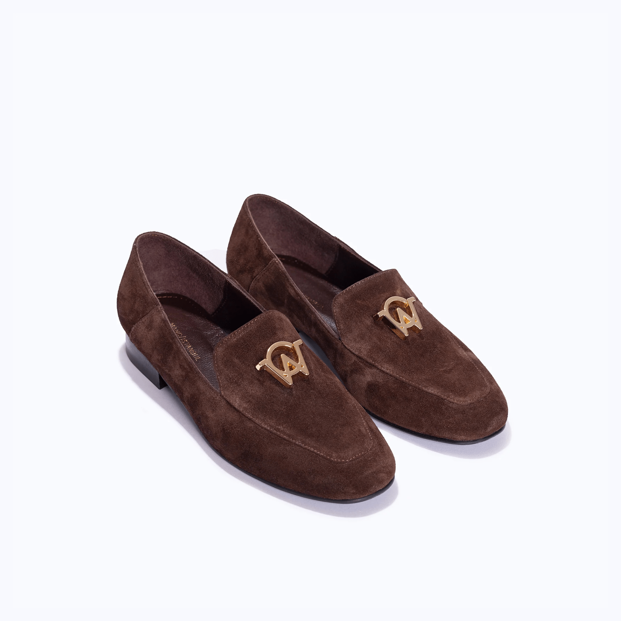 BEVERLY - DARK SUEDE BROWN - manc