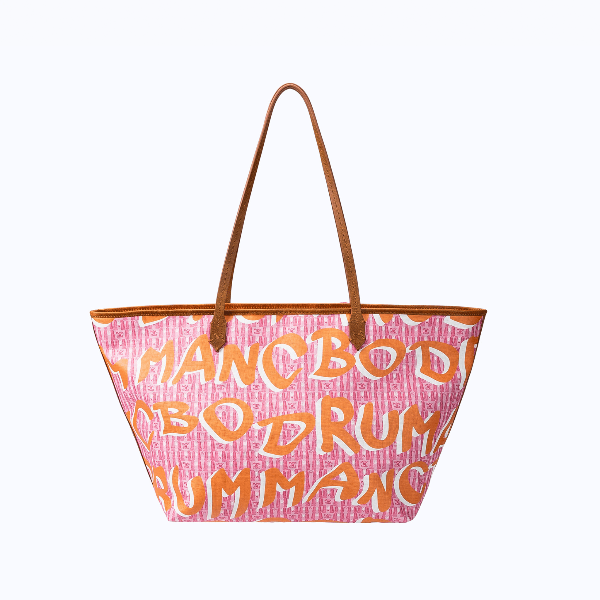 BODRUM GRAFITTI TOTE - PINK - manc