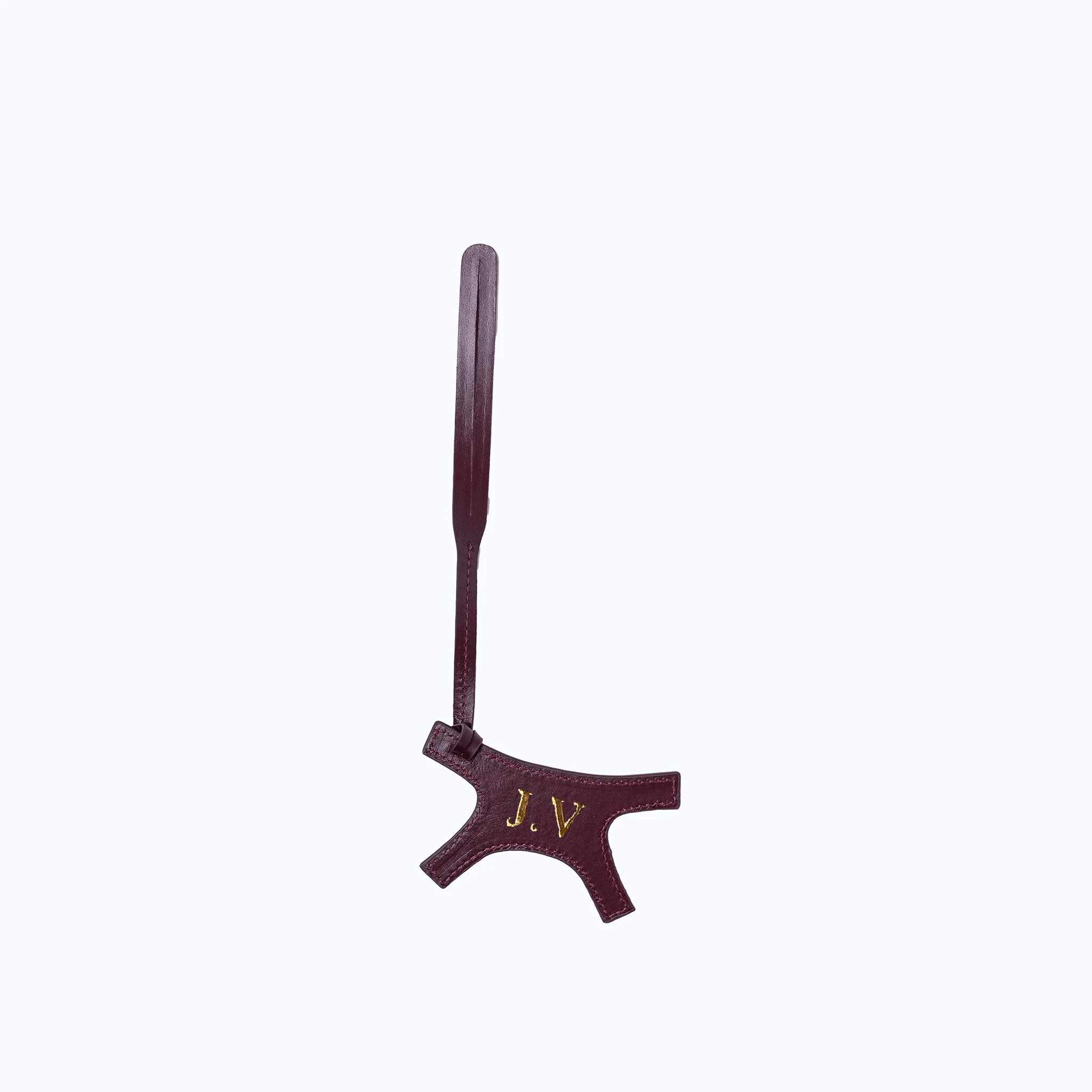 BONE CHARM - BURGUNDY - manc