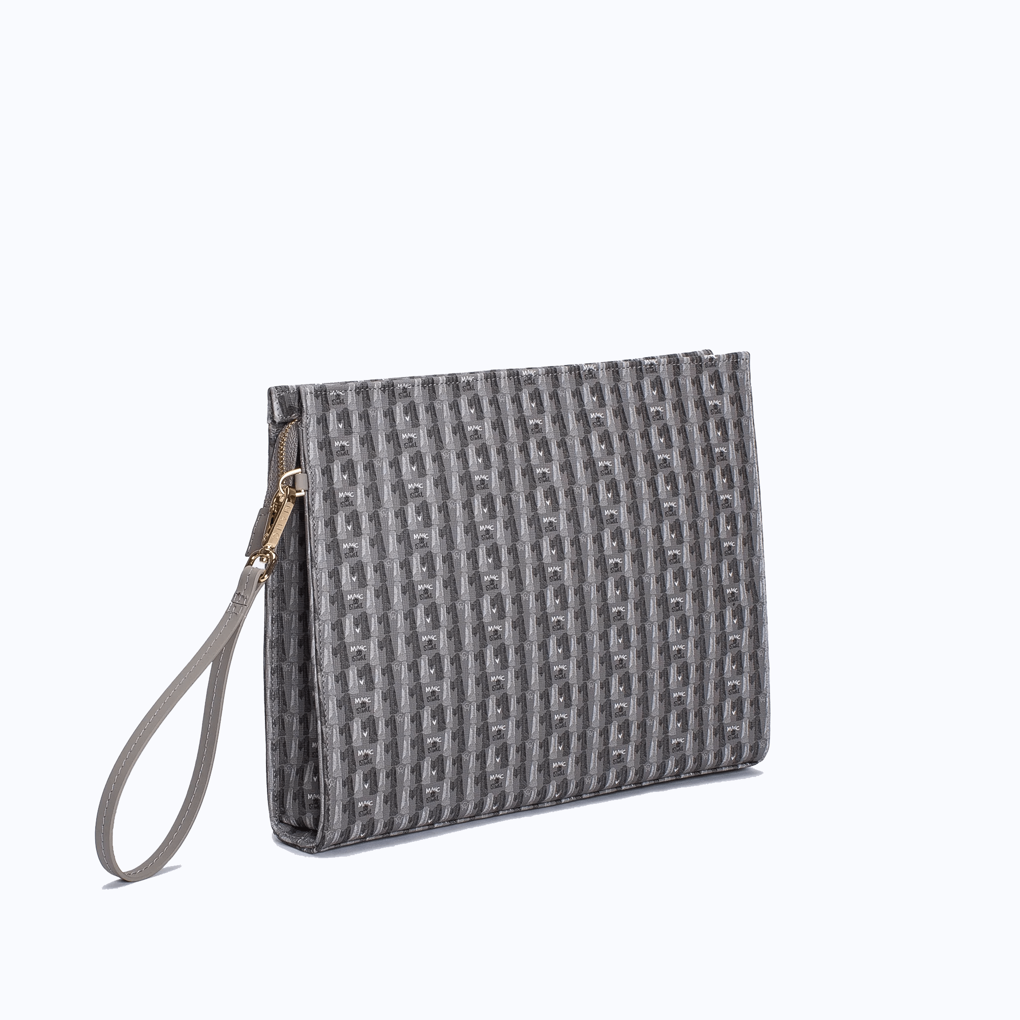 CADY CLUTCH - GRAY - manc