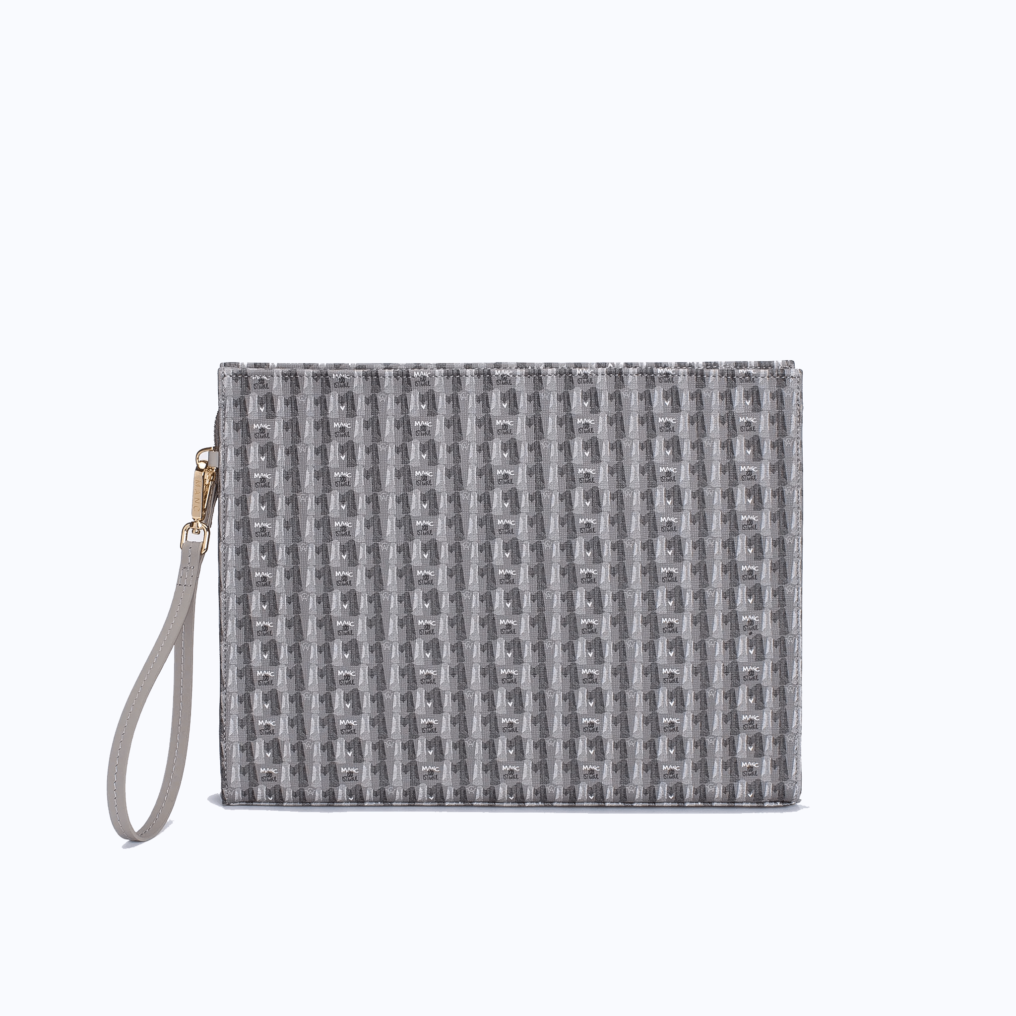 CADY CLUTCH - GRAY - manc