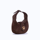 CUPID MINI - DARK SUEDE BROWN - manc