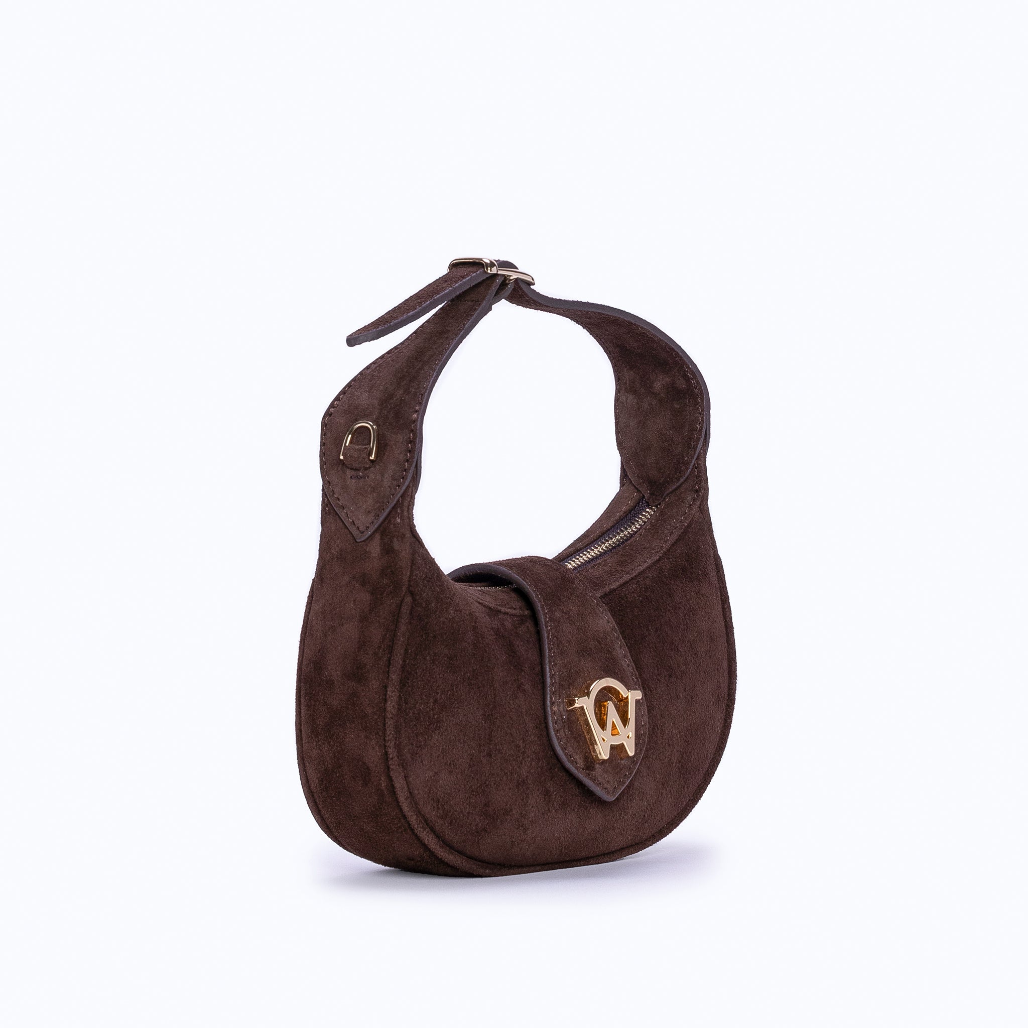 CUPID MINI - DARK SUEDE BROWN - manc