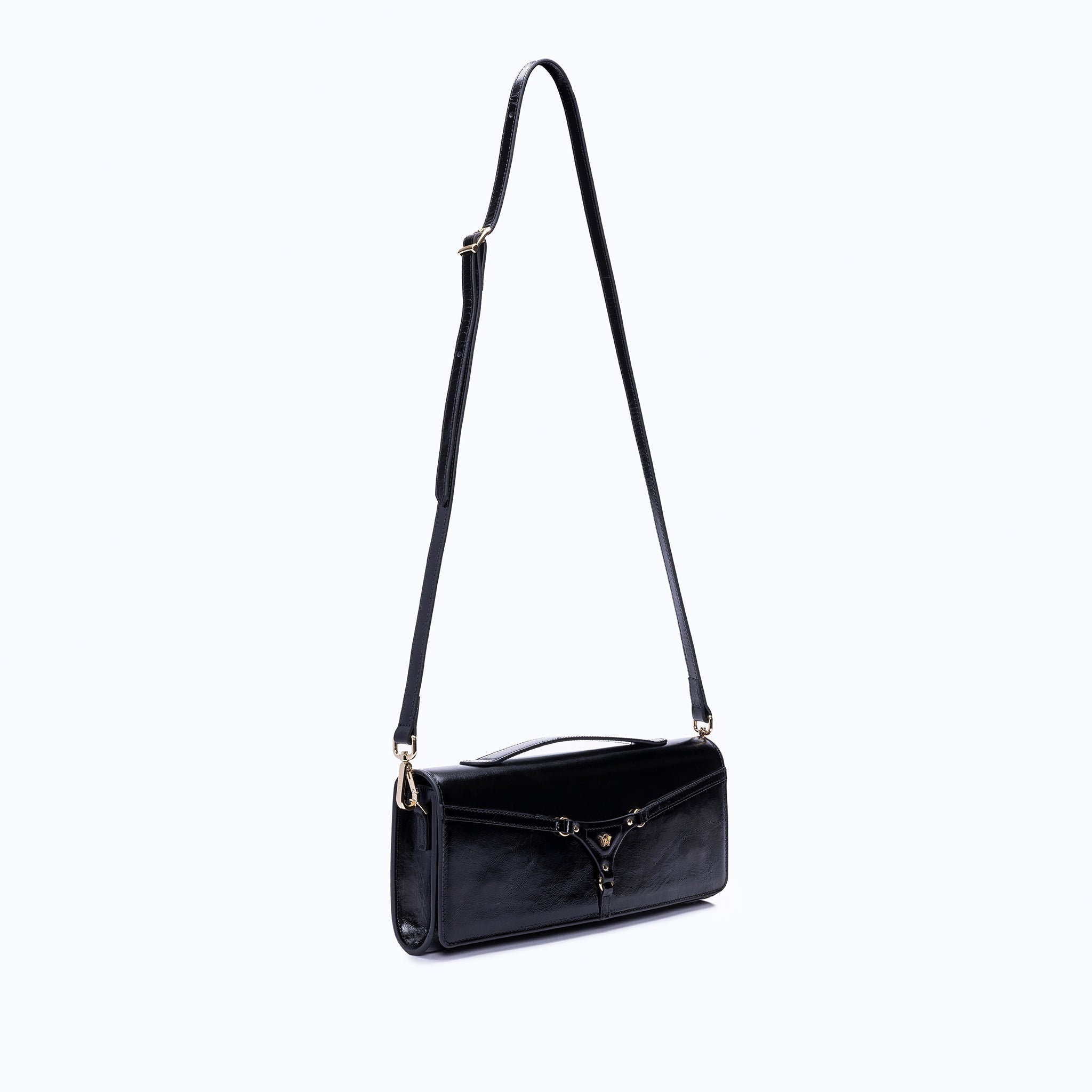 DAPHNE CLUTCH - BLACK - manc
