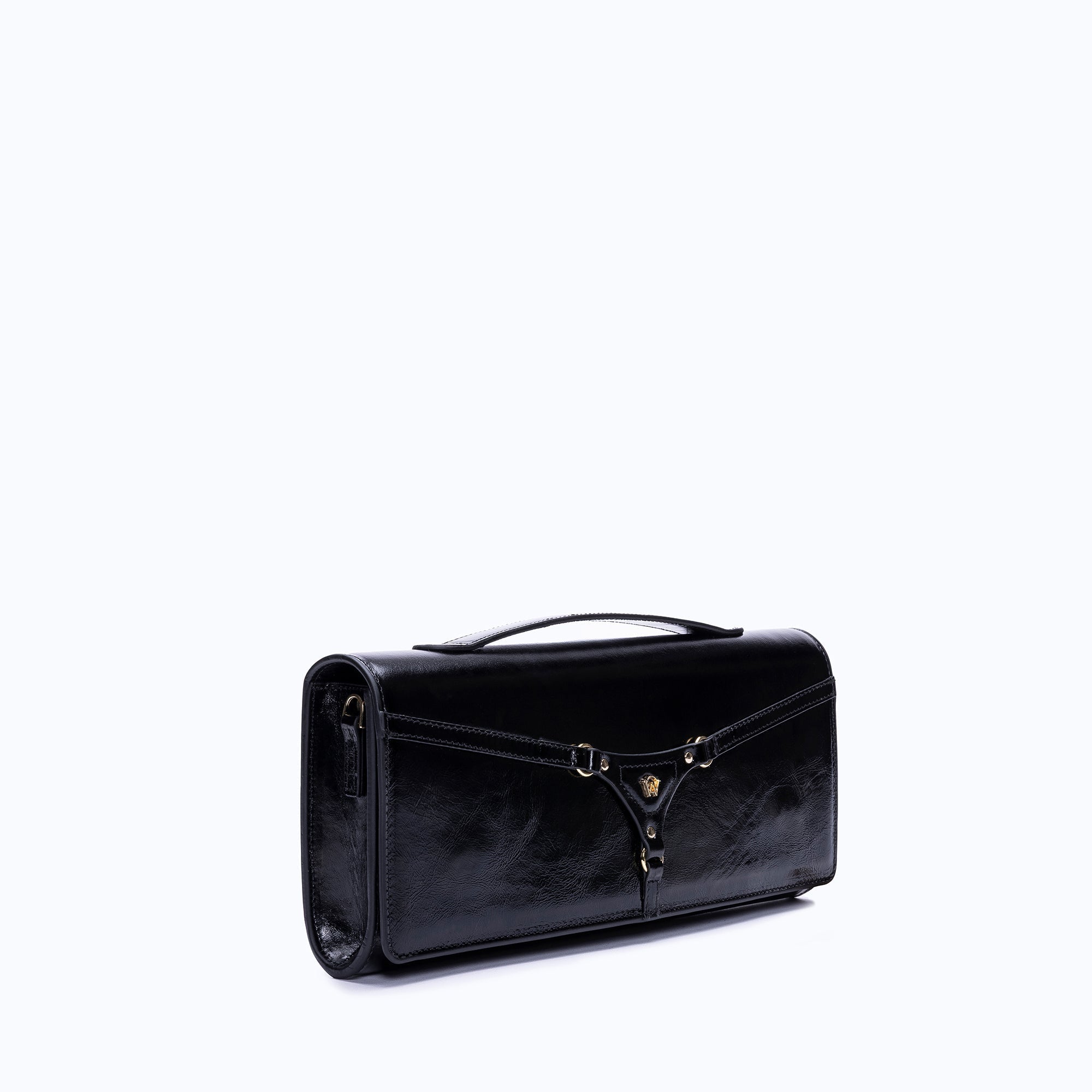DAPHNE CLUTCH - BLACK - manc