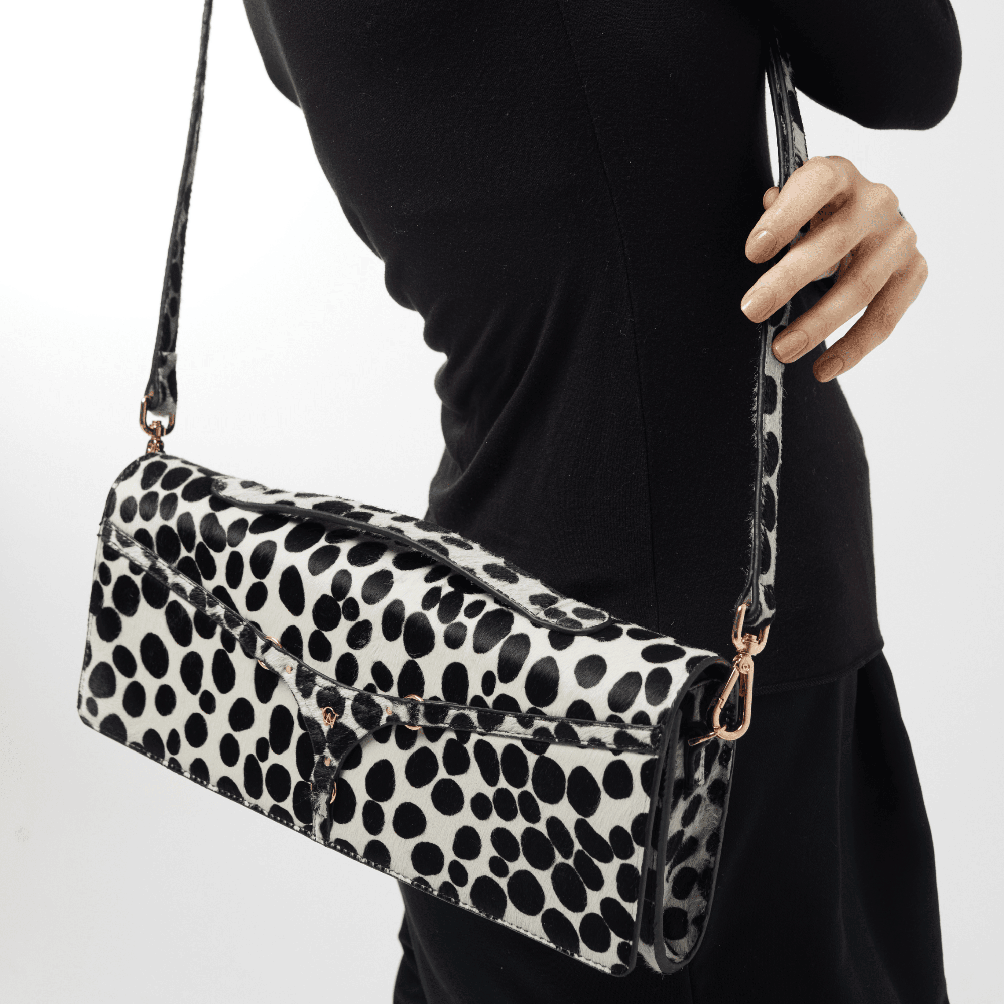 DAPHNE CLUTCH - DALMATIAN - manc