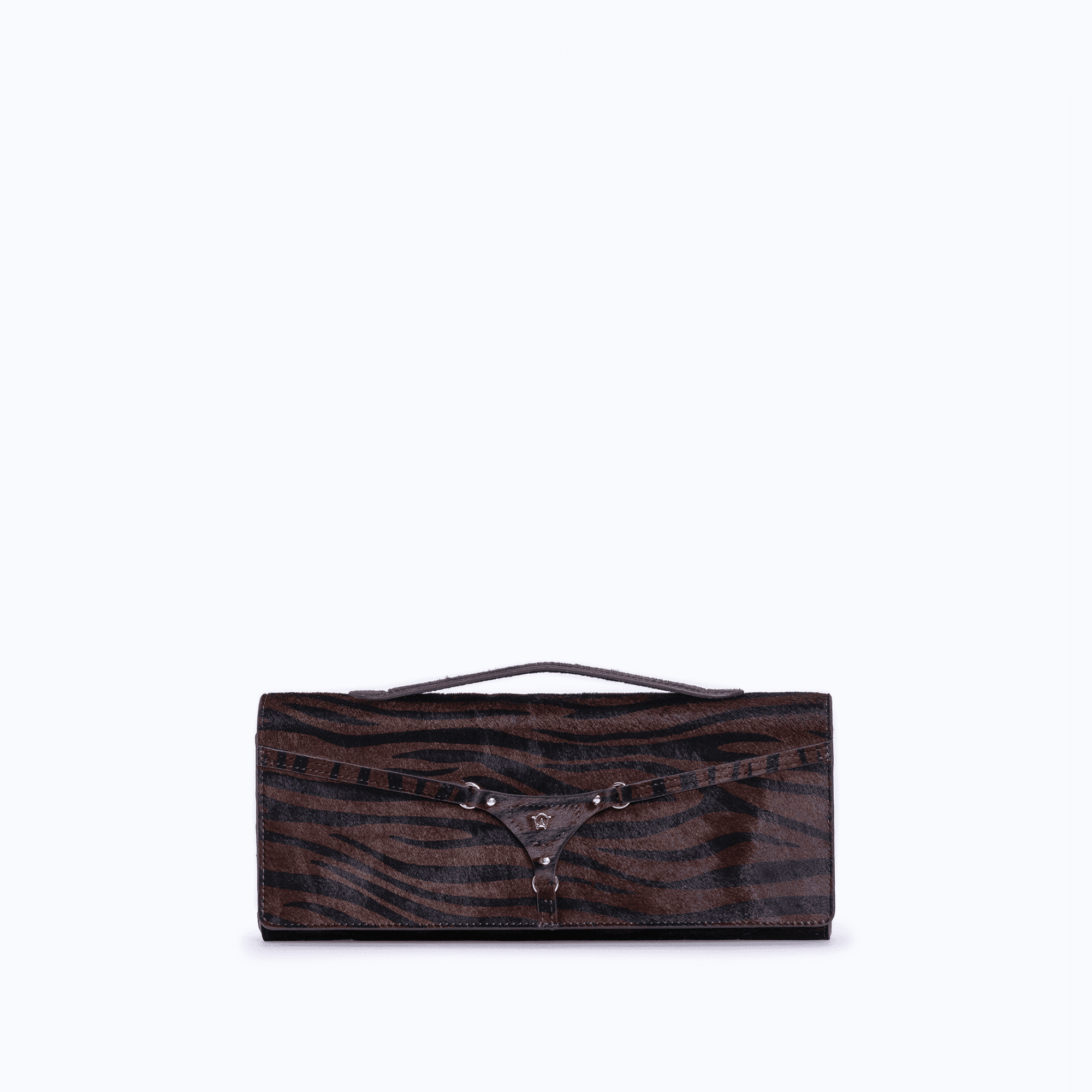 DAPHNE CLUTCH - ZEBRA (PRE - ORDER) - manc