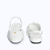 DELINA FLATS - WHITE - manc