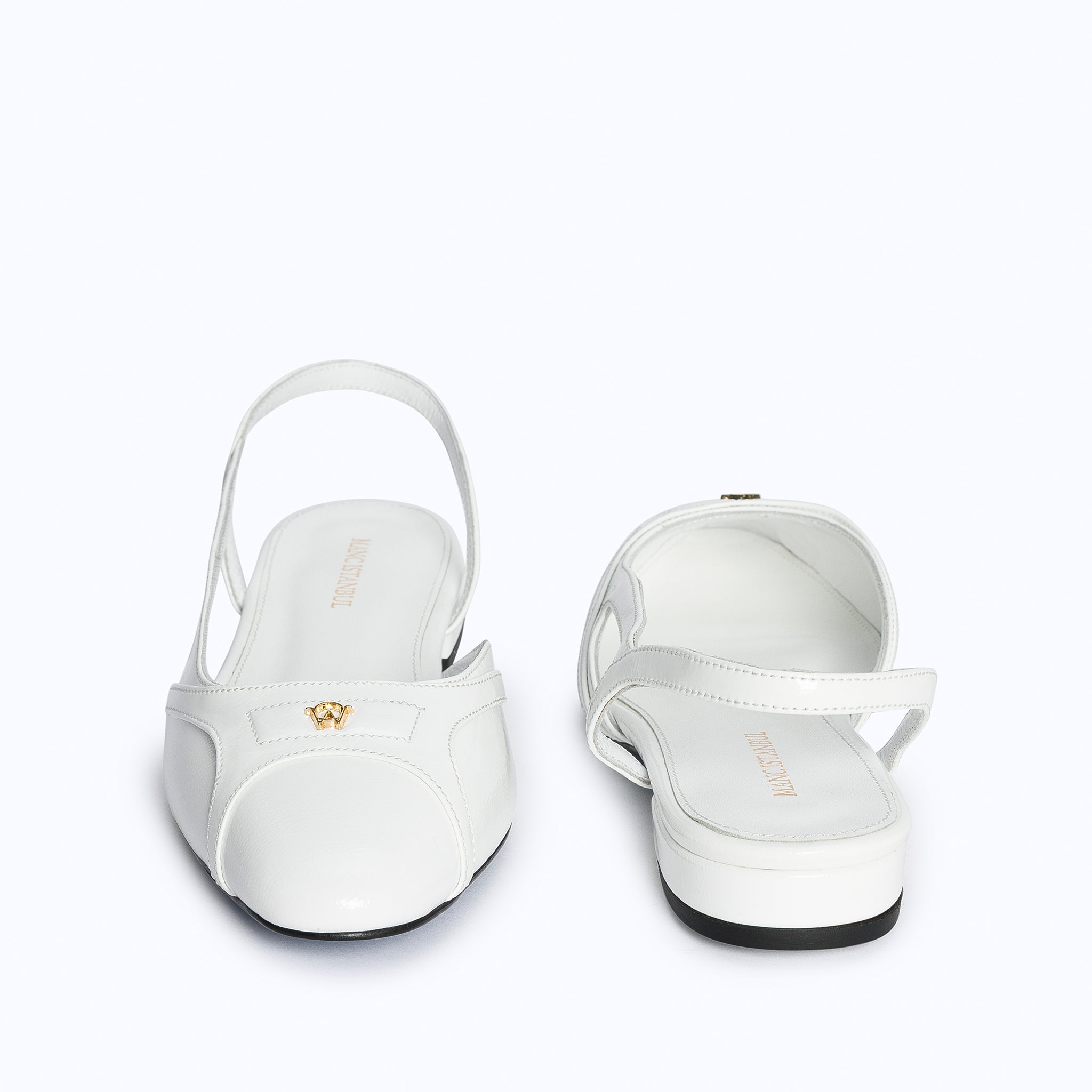 DELINA FLATS - WHITE - manc