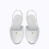 DELINA FLATS - WHITE - manc
