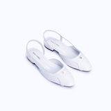 DELINA FLATS - WHITE - manc