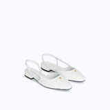 DELINA FLATS - WHITE - manc