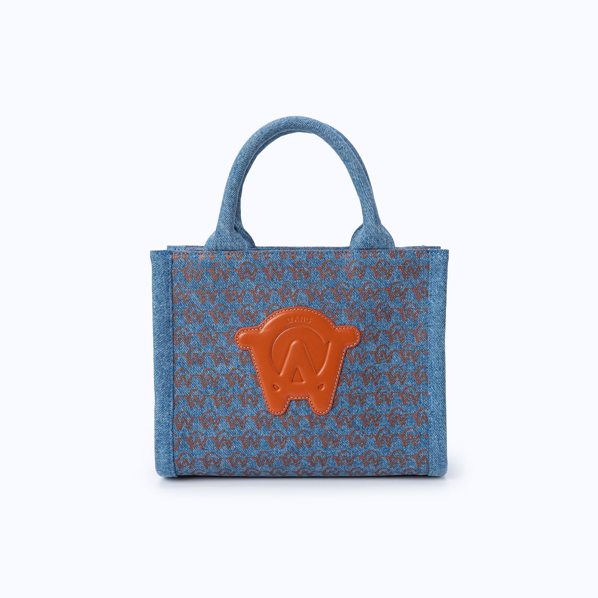 ELBA - DENIM ORANGE PRINT - manc