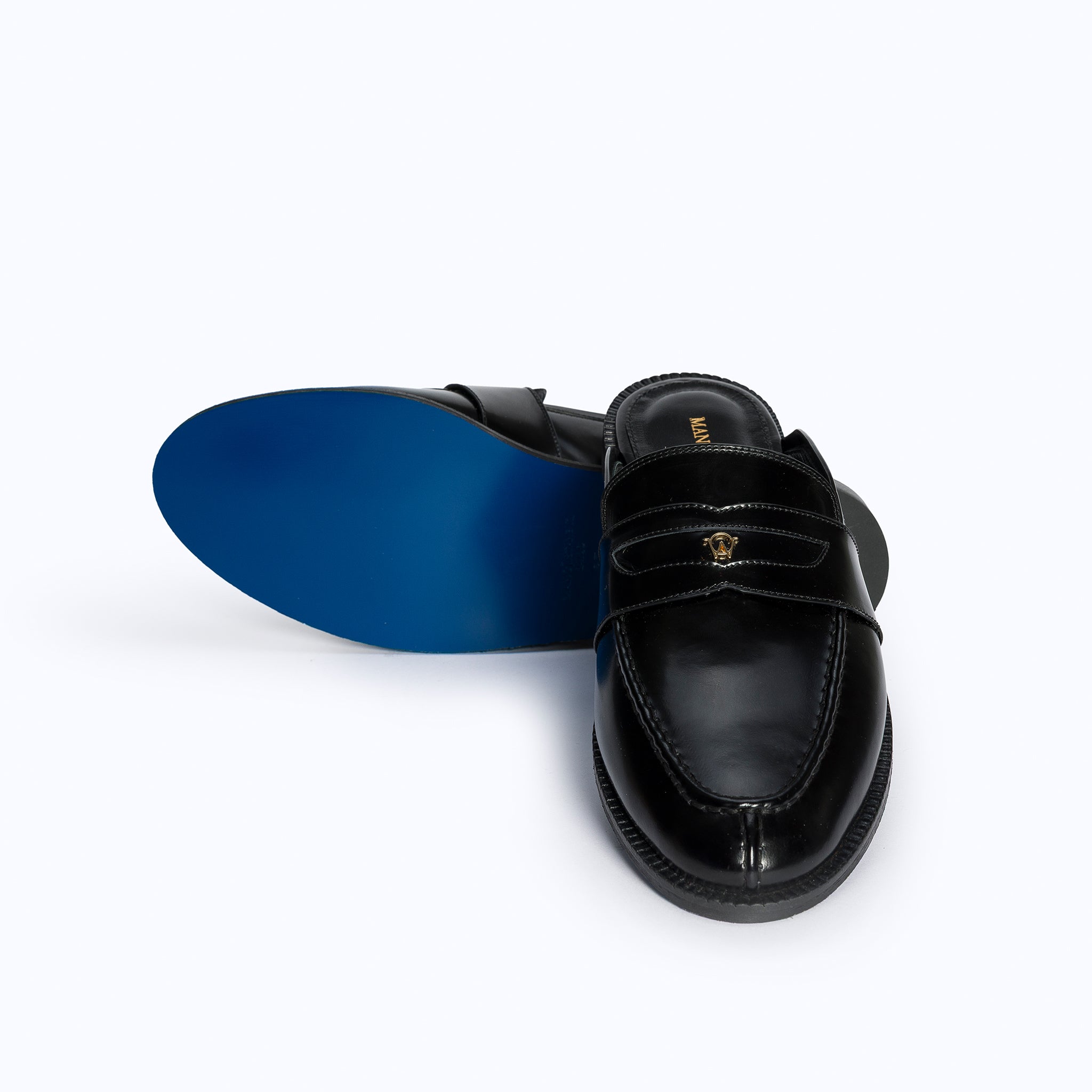 GRACE SLIPPERS - BLACK - manc