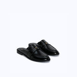 GRACE SLIPPERS - BLACK - manc
