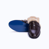 GRACE SLIPPERS - TEDDY BROWN - manc