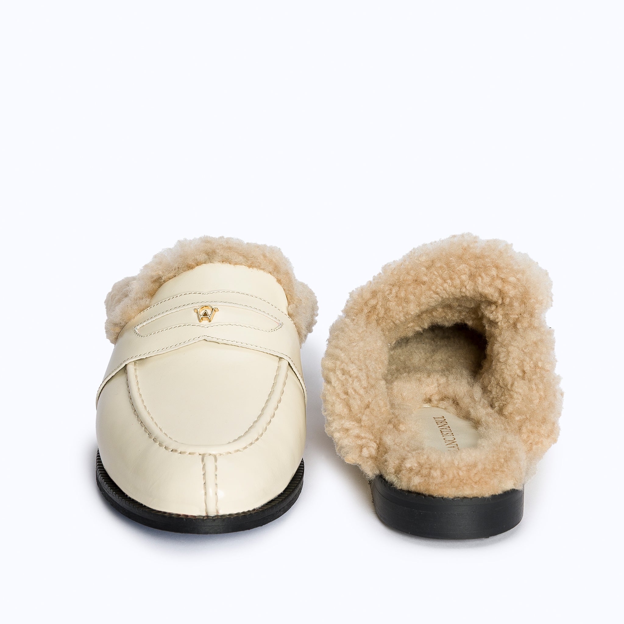 GRACE SLIPPERS - TEDDY VANILLA - manc