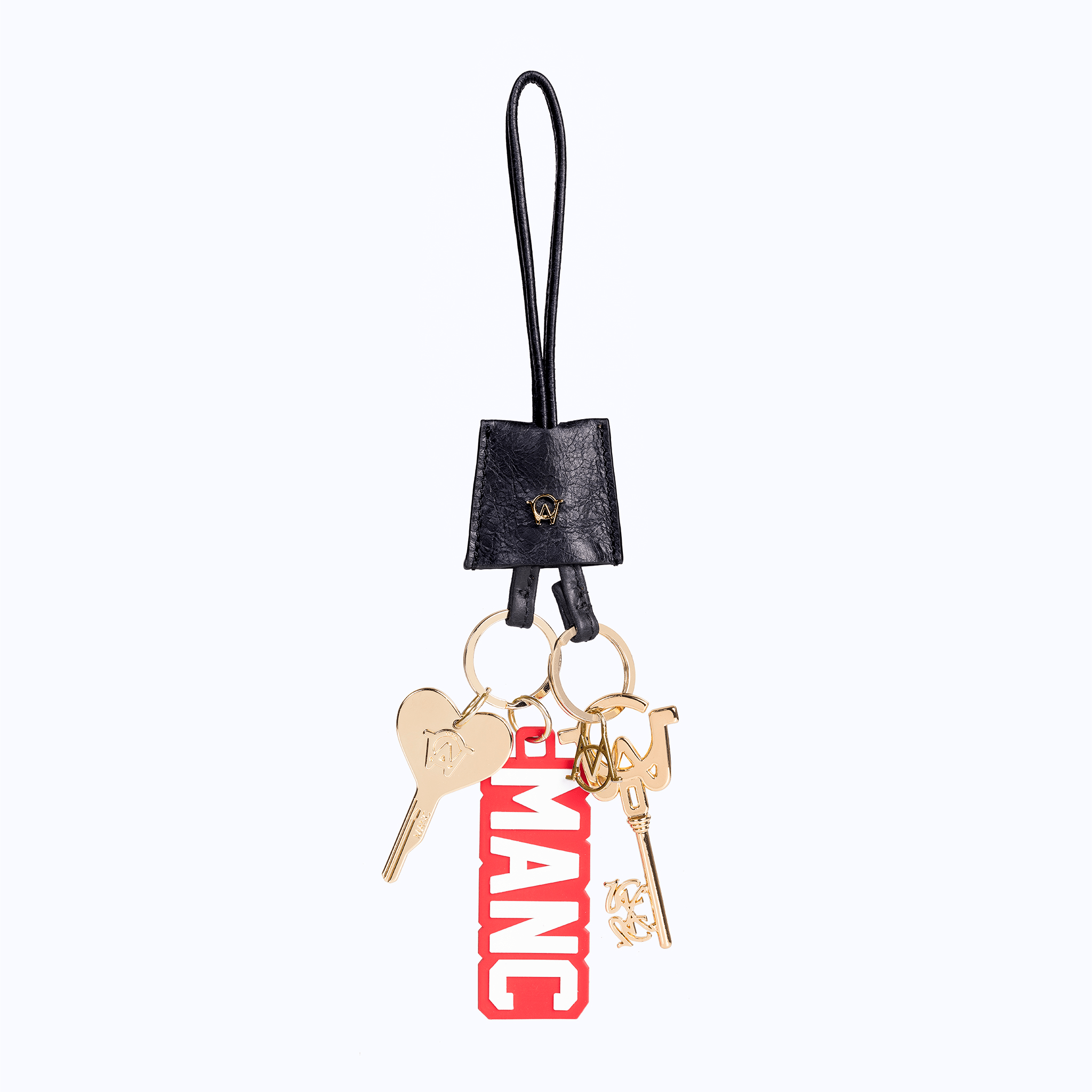 ISTANBUL SIGNATURE CHARM KEYCHAIN - GOLD - manc