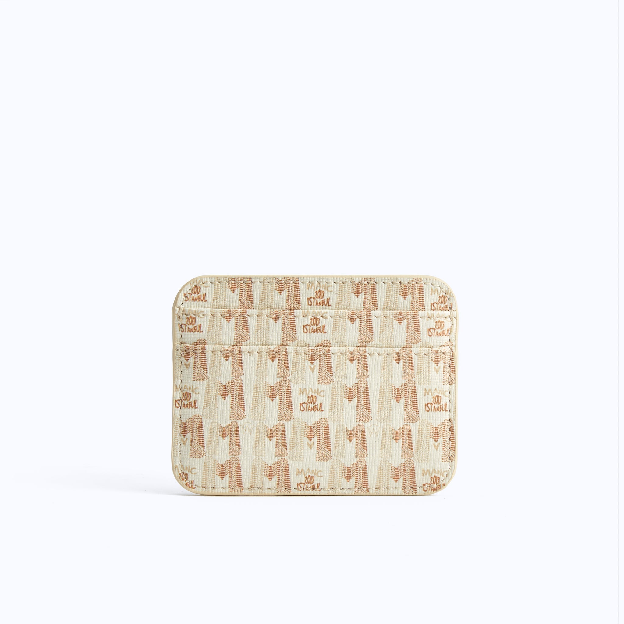 IVY CARD HOLDER - BEIGE - manc