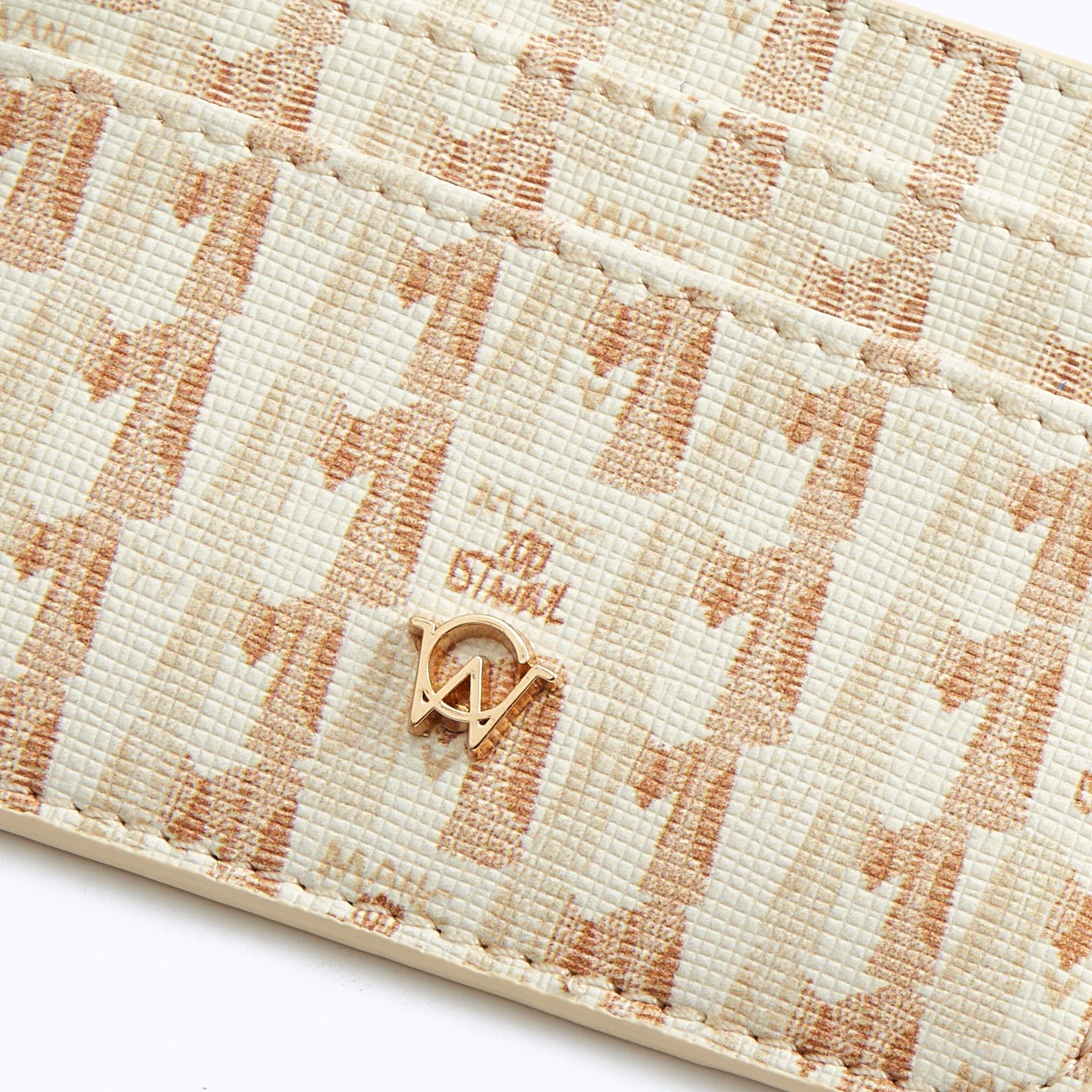 IVY CARD HOLDER - BEIGE - manc