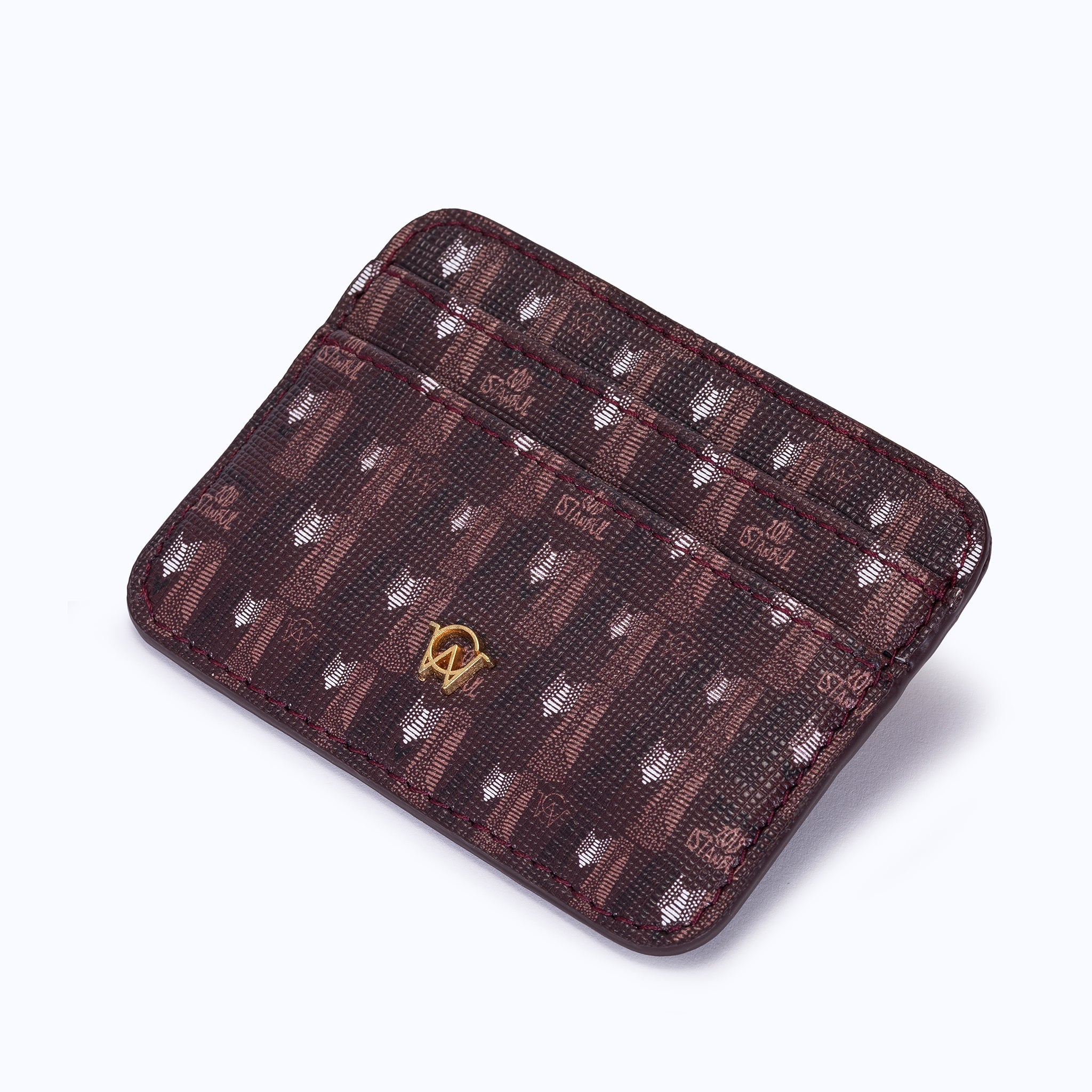 IVY CARD HOLDER - BURGUNDY - manc